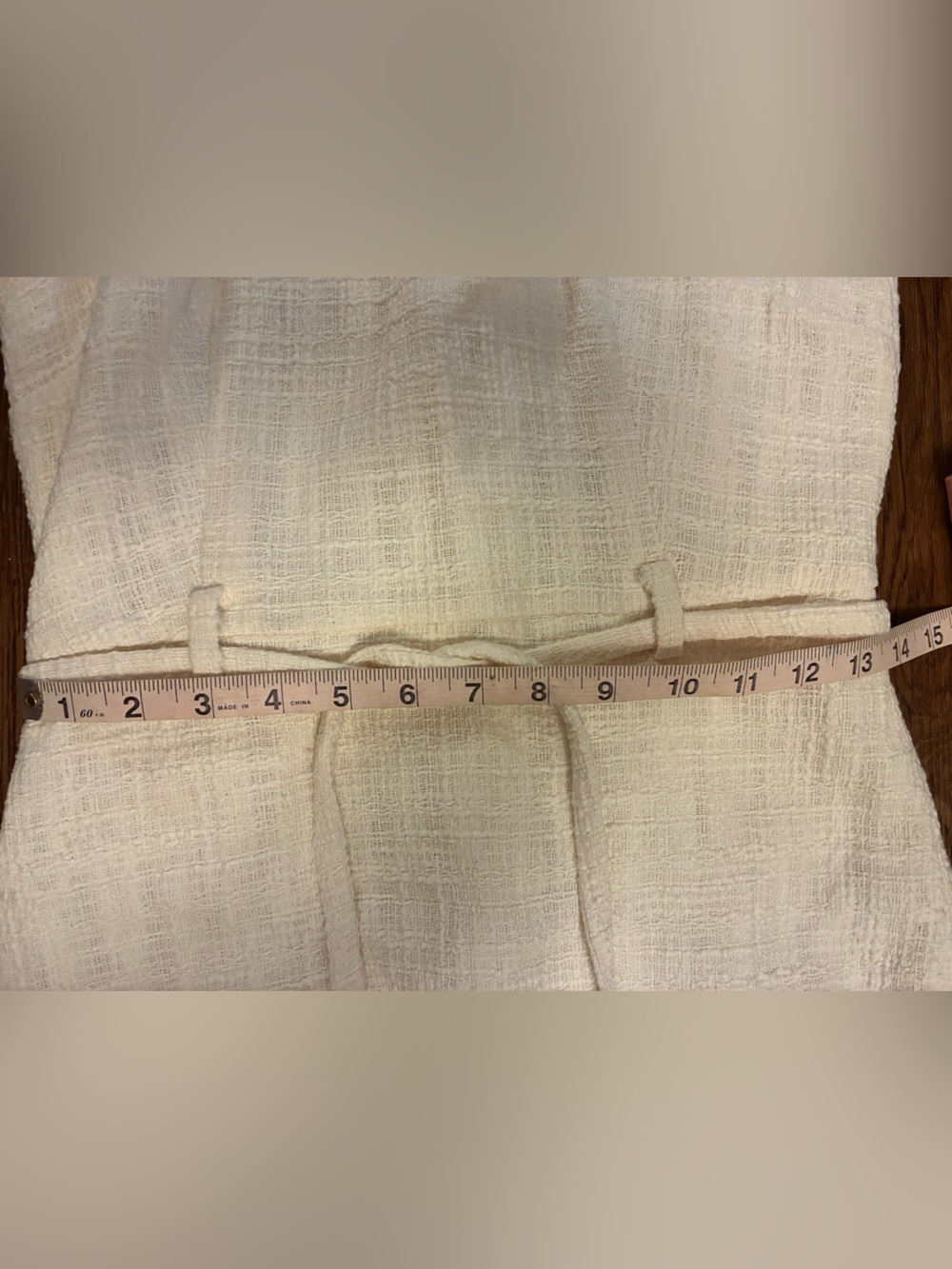 J. Crew White Belted Sheath Dress In Textured Tweed - Size 4 - Picture 12 of 14